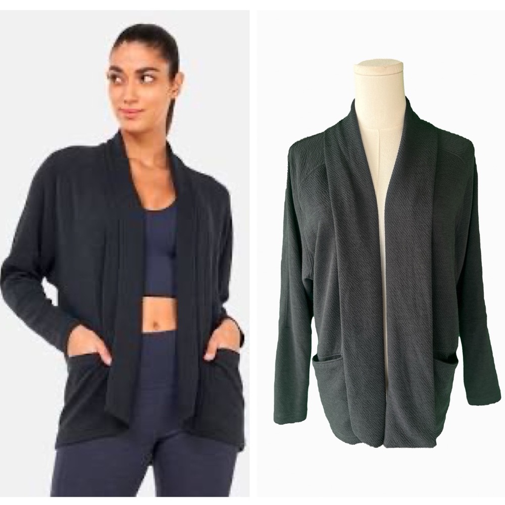 prAna Sunrise Wrap, Dark Grey‎ | Black- XS